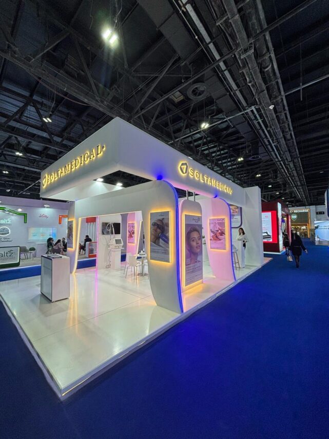 Morphosis led by Usman Qaiser showcased booth fabrication at Dubai Derma Conference 2024